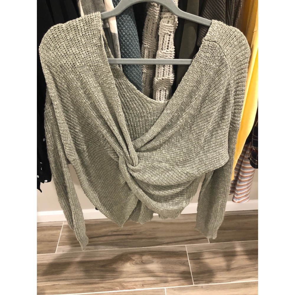Open Back Sweater